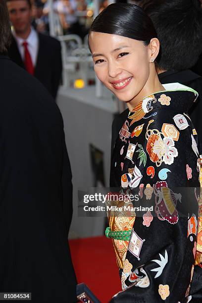 Actress Yoshino Kimura arrives at the "Blindness" premiere during the 61st Cannes International Film Festival on May 14, 2008 in Cannes, France.