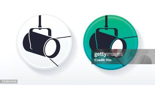 spotlight-symbol oder das symbol - spot stock-grafiken, -clipart, -cartoons und -symbole