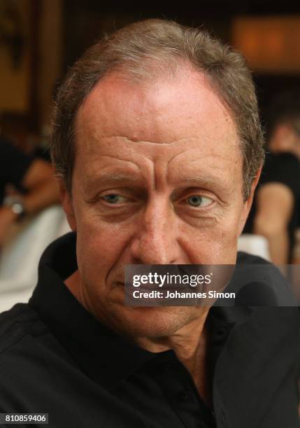 Referee Hellmut Krug looks on during the awarding ceremony Referee Of The Year 2017' on July 8, 2017 in Grassau, Germany.