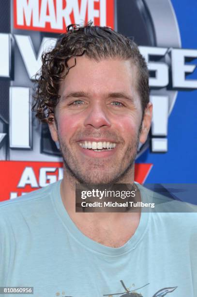 Perez Hilton attends the world premiere of Marvel Universe Live! Age Of Heroes at Staples Center on July 8, 2017 in Los Angeles, California.