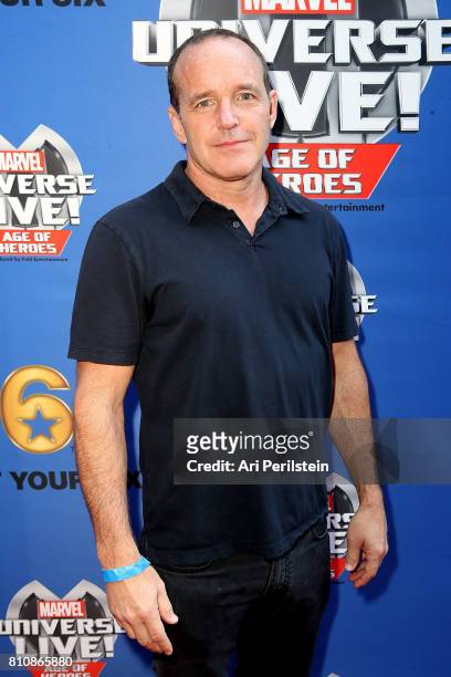 Actor Clark Gregg arrives at Marvel Universe LIVE! Age Of Heroes World Premiere Celebrity Red Carpet Event at Staples Center on July 8, 2017 in Los...