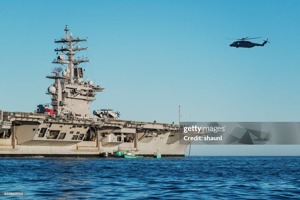 US Navy Aircraft Carrier