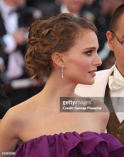Juror Natalie Portman arrives at the "Blindness" premiere during the 61st Cannes International Film Festival on May 14, 2008 in Cannes, France.