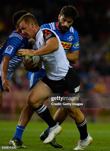 Riaan Viljoen of the Sunwolves during the Super Rugby match between DHL Stormers and Sunwolves at DHL Newlands on July 08, 2017 in Cape Town, South...