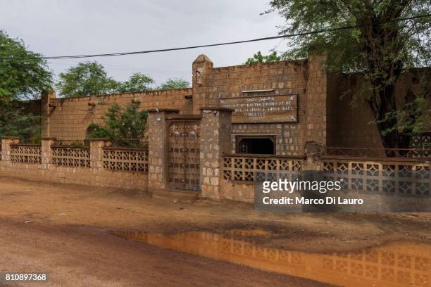 NThe abandon old Hamed Baba Institute now used as a Police Station is seen on August 10, 2013 in Timbuktu, Mali"nIn January 2012 a Tuareg rebellion...