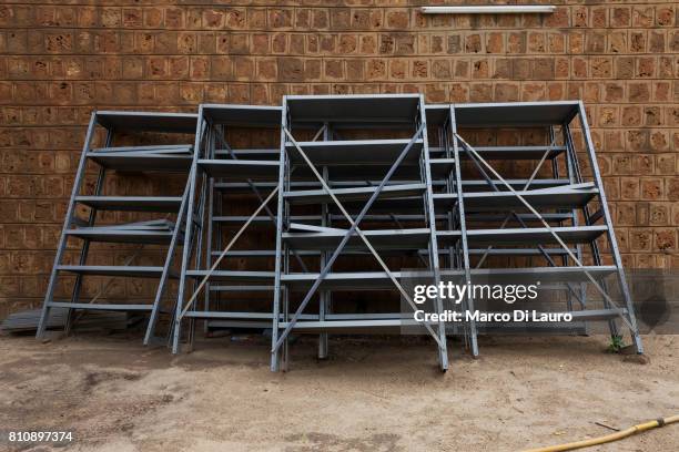 NEmpty book shells are seen at the abandon old Hamed Baba Institute now used as a Police Station on August 10, 2013 in Timbuktu, Mali"nIn January...