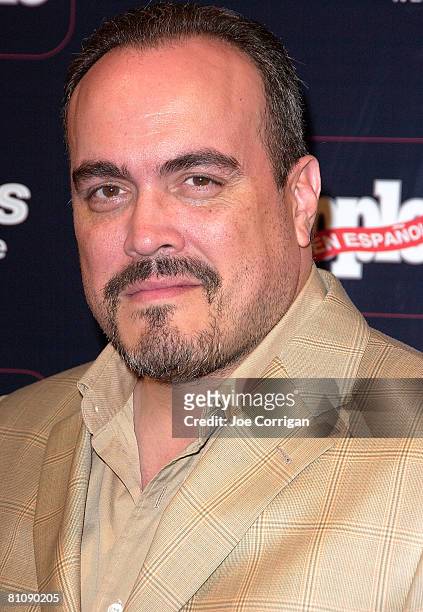 Actor David Zayas arrives at People en Espanol '50 MOST BEAUTIFUL' issue & a special performance by one of 2008's 'mas bellos' Daddy Yankee at...