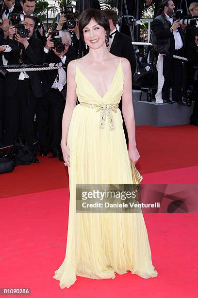 Actress Elsa Zylberstein arrives at the "Blindness" premiere during the 61st Cannes International Film Festival on May 14, 2008 in Cannes, France.