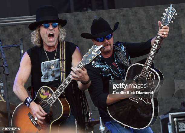 Big Kenny and John Rich of Big and Rich perform during Happy Valley Jam 2017 in Beaver Stadium on the campus of Penn State University. July 8, 2017...