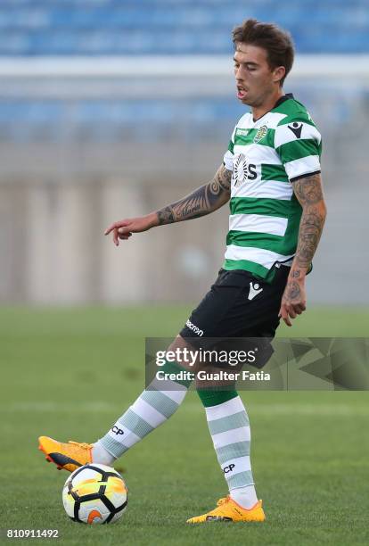 Sporting CPÕs midfielder Iuri Medeiros from Portugal in action during the Pre-Season Friendly match between Sporting CP and CF Os Belenenses at...