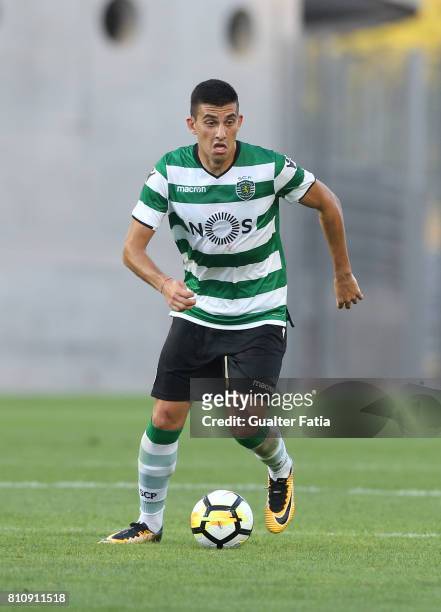 Sporting CPÕs midfielder Rodrigo Battaglia from Argentina in action during the Pre-Season Friendly match between Sporting CP and CF Os Belenenses at...
