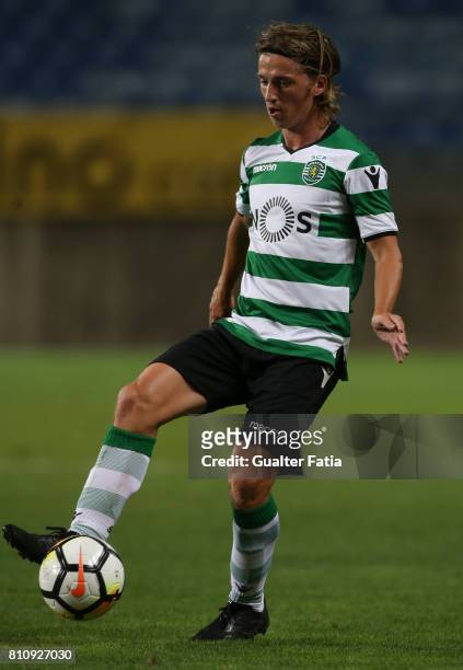 Sporting CPÕs midfielder Ryan Gauld from Scotland in action during the Pre-Season Friendly match between Sporting CP and CF Os Belenenses at Estadio...