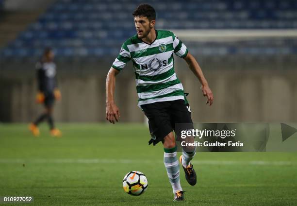 Sporting CPÕs defender Tobias Figueiredo from Portugal in action during the Pre-Season Friendly match between Sporting CP and CF Os Belenenses at...