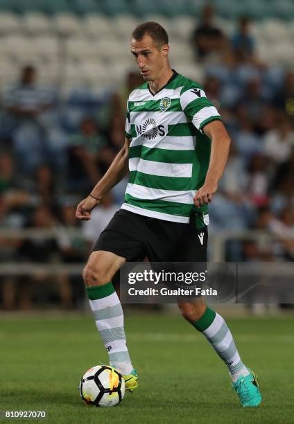 Sporting CPÕs midfielder Radosav Petrovic from Serbia in action during the Pre-Season Friendly match between Sporting CP and CF Os Belenenses at...