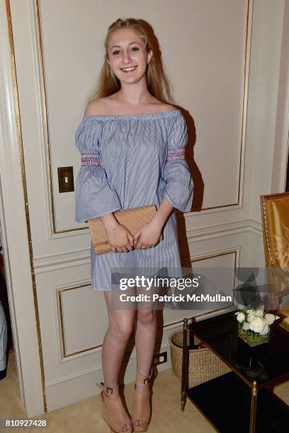 Chloe Lahockey attends Katrina and Don Peebles Host NY Mission Society Summer Cocktails at Private Residence on July 7, 2017 in Bridgehampton, New...