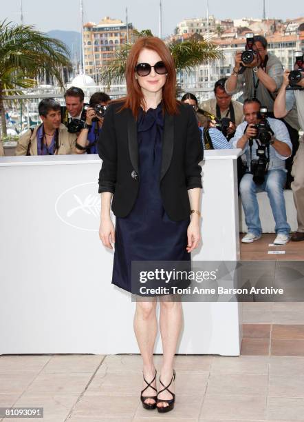 Actress Julianne Moore attends the "Blindness" photocall during the 61st Cannes International Film Festival on May 14, 2008 in Cannes, France.