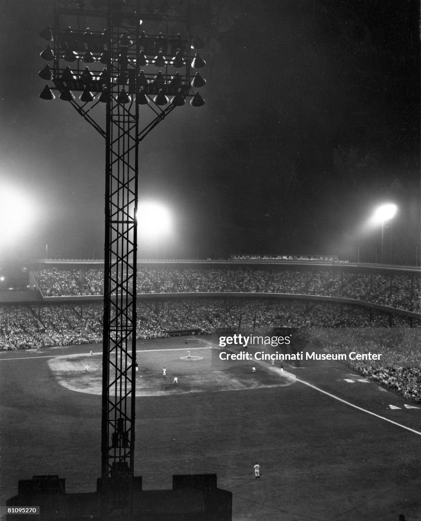 Night Game At Crosley Field