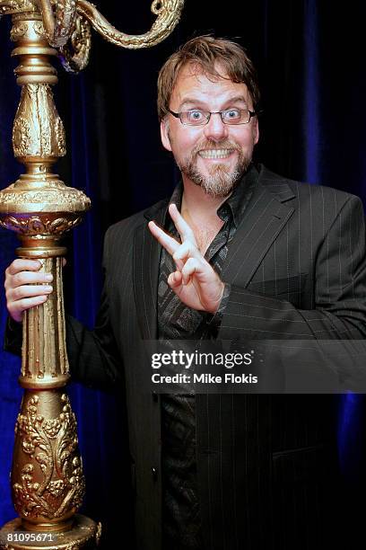 Cast member David Rogers-Smith attends the after party at the Sydney premiere of The Phantom of the Opera at the Lyric Theatre on May 15, 2008 in...