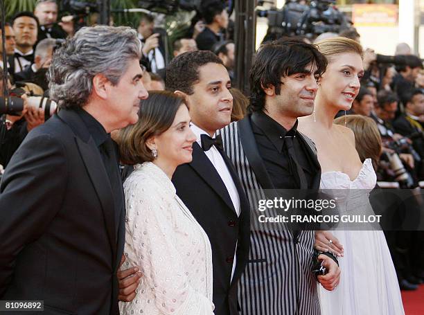 German director of Turkish origin and President of the Un Certain Regard Jury Fatih Akin and the members of the Jury director of the Filmoteca...