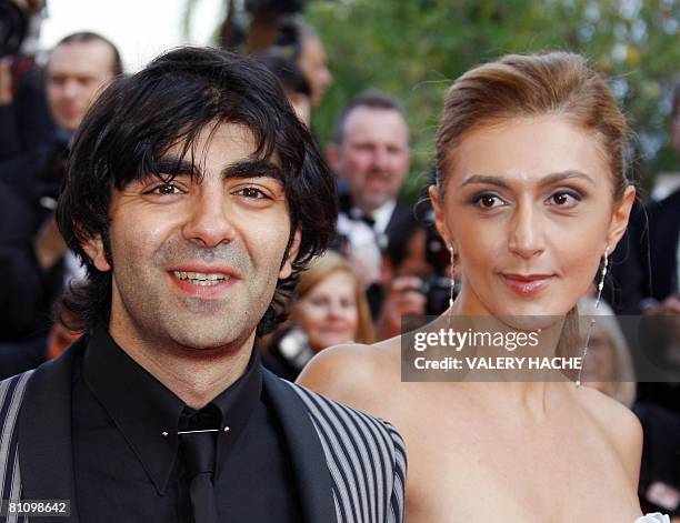 German director of Turkish origin and President of the Un Certain Regard Jury Fatih Akin and Russian journalist Catherine Mtsitouridze arrive to...