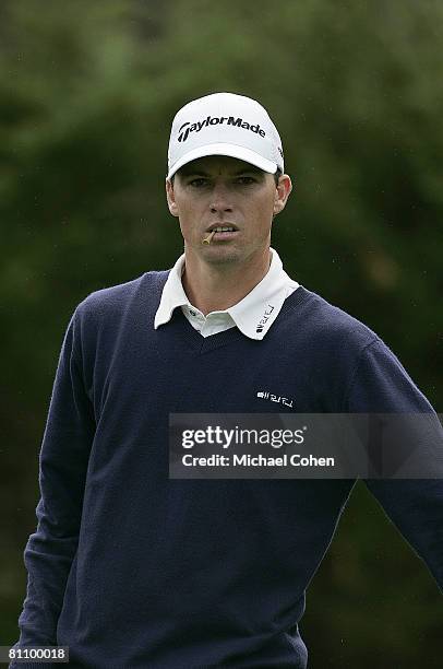 John Mallinger during the third round of the AT&T Pebble Beach National Pro-Am on the Poppy Hills Golf Course on February 10, 2007.