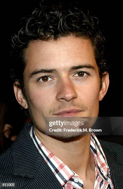 Actor Orlando Bloom attends the VHS and DVD release of "The Lord of The Rings, The Fellowship of the Rings" March 26, 2002 in Burbank, CA.