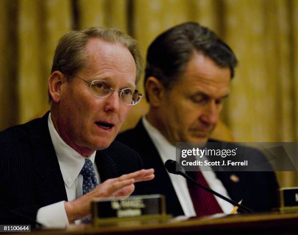 Ranking member Jim McCrery, R-La., during the House Ways and Means markup regarding legislation on tax extenders and the alternative minimum tax. At...