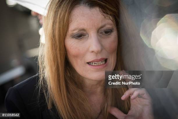 Michela Vittoria Brambilla during an Animal Movement Demonstration in Rome, Italy, on July 08. The animal movement ,founded by Michela Vittoria...