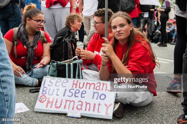 July 8th, Hamburg. Merkel was the host during the G20 summit, at the same time around 170 organizations were came together under the motto of the...