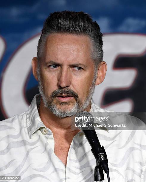 Comedian Harland Williams performs during his appearance at The Ice House Comedy Club on July 8, 2017 in Pasadena, California.