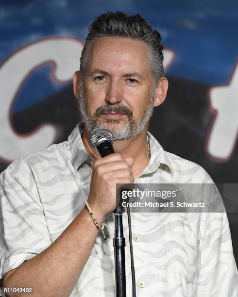 Comedian Harland Williams performs during his appearance at The Ice House Comedy Club on July 8, 2017 in Pasadena, California.