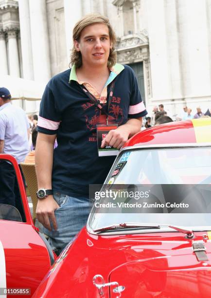 Anton Rupert attends the Mille Miglia 2008 - 1000 Mile Historic Race car presentation held at Piazza della Loggia on May 15, 2008 in Brescia, Italy.