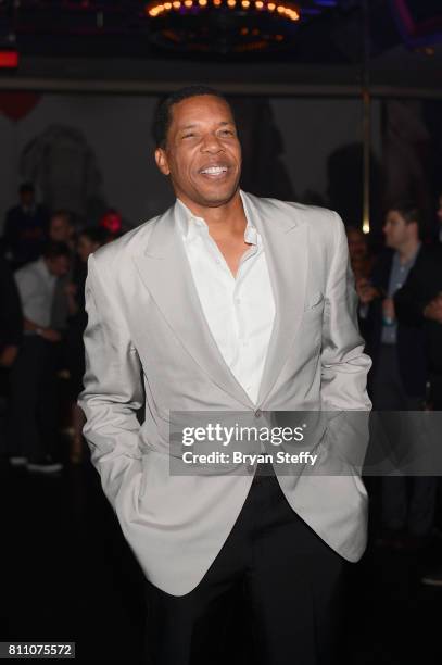 Soul Train's Tony Cornelius attends the Coach Woodson Las Vegas Invitational red carpet and pairings gala at 1 OAK Nightclub at The Mirage Hotel &...