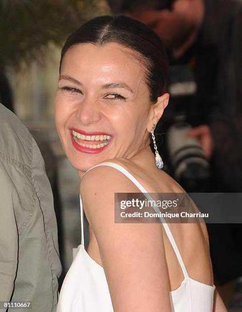 Actress Hatice Aslan attends the Les Trois Singes photocall at the Palais des Festivals during the 61st Cannes International Film Festival on May 16,...