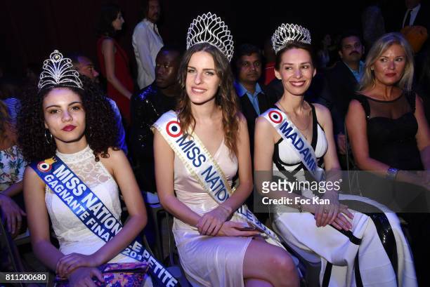 Miss Nationale Petite 2017, Miss Nationale 2017 Anaelle Bagot, Madame France Tatiana Reiman and Elsa Mawart attend the "Paris Appreciation Awards...