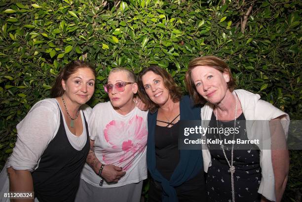 Tracy Reiner, Lori Petty, Patti Pelton and Ann Cusack attend 'A League of Their Own' held at Hollywood Forever on July 8, 2017 in Hollywood,...