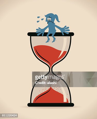 68 Sand Clock Cartoon High Res Illustrations - Getty Images