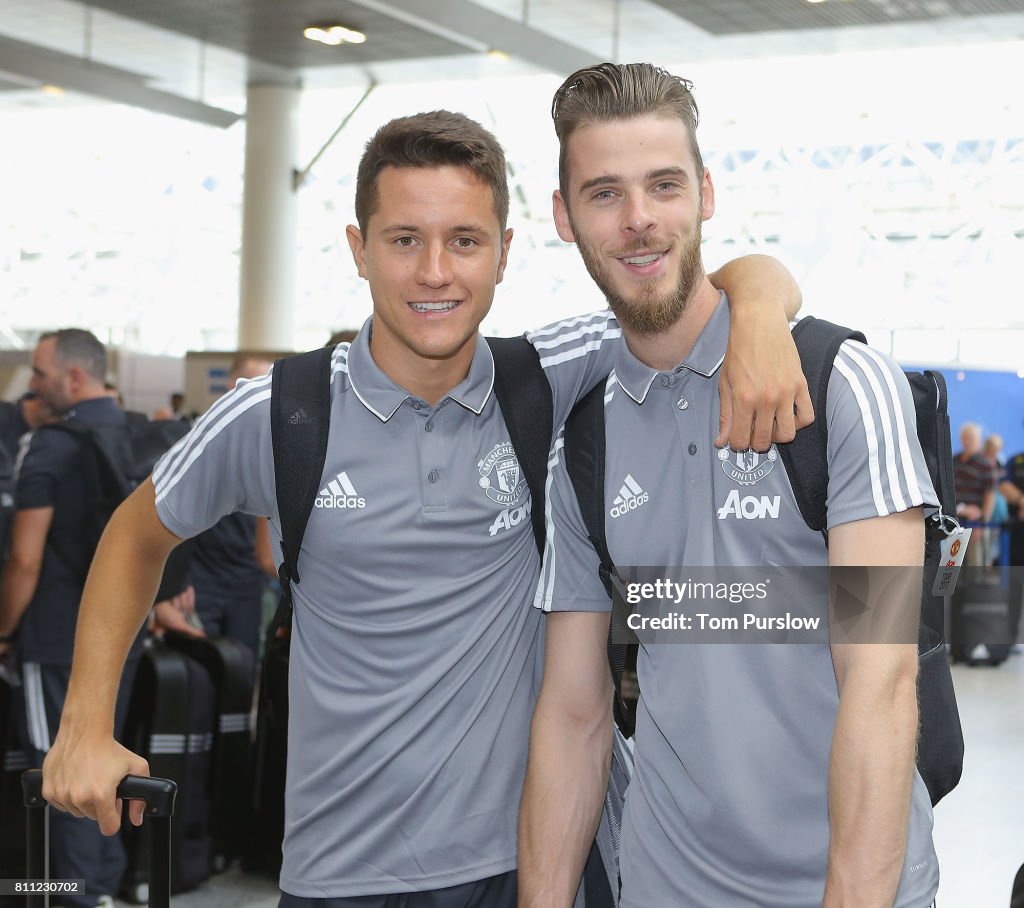 Manchester United Depart For Their Pre Season Tour of The US