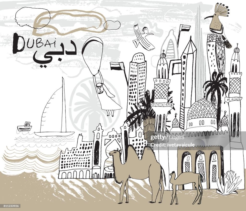Dubai city in UAE