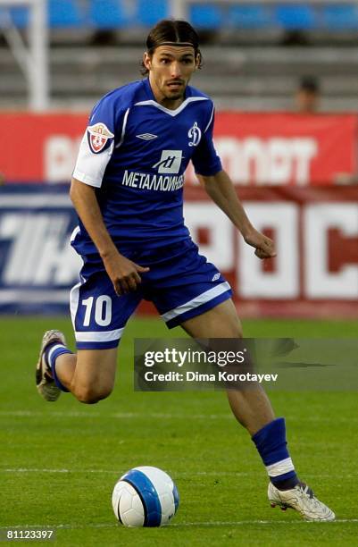 Danny of FC Dynamo Moscow in action during the Russian Football League Championship match between FC Dynamo and FC Terek at the Dynamo Stadium on May...