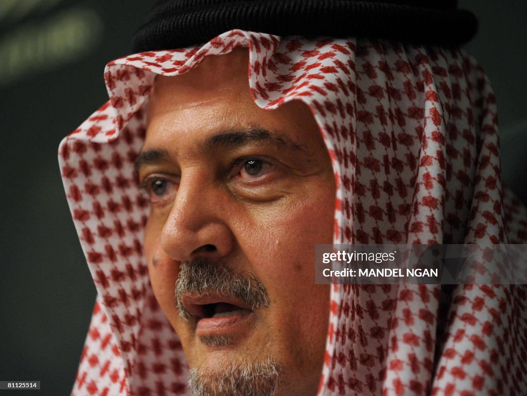 Saudi Foreign Minister Prince Saud al-Fa