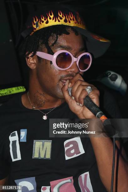 Lil Tracy performs in Concert at Webster Hall on July 8, 2017 in New York City.