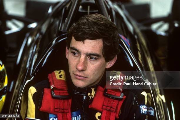 Ayrton Senna, Grand Prix of Belgium, Spa-Francorchamps, 15 September 1985.