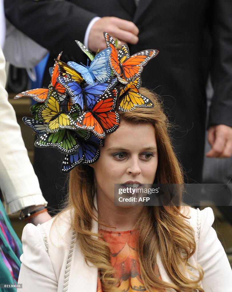 Britain's Princess Beatrice attends the