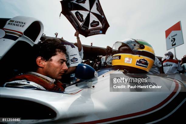 Ayrton Senna, Williams-Renault FW16, Grand Prix of San Marino, Imola, 01 May 1994.