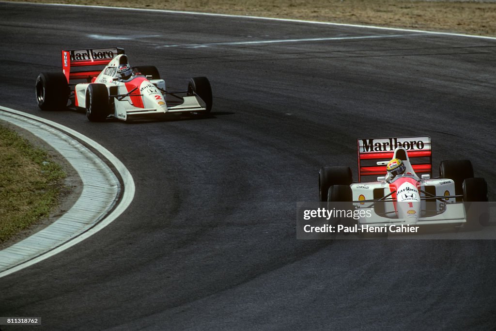 Ayrton Senna, Gerhard Berger, Grand Prix Of Hungary