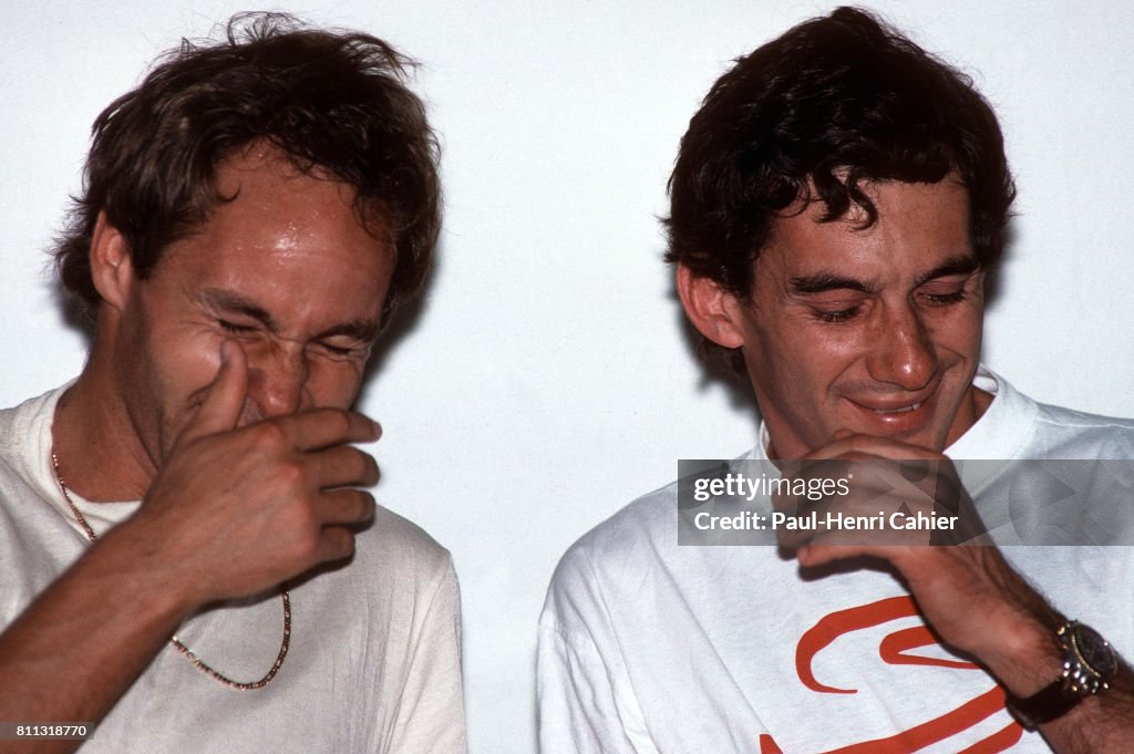 Ayrton Senna, Gerhard Berger, Grand Prix Of Portugal