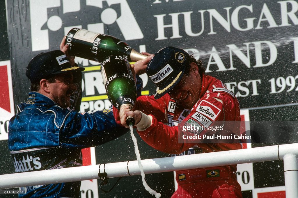 Ayrton Senna, Nigel Mansell, Grand Prix Of Hungary