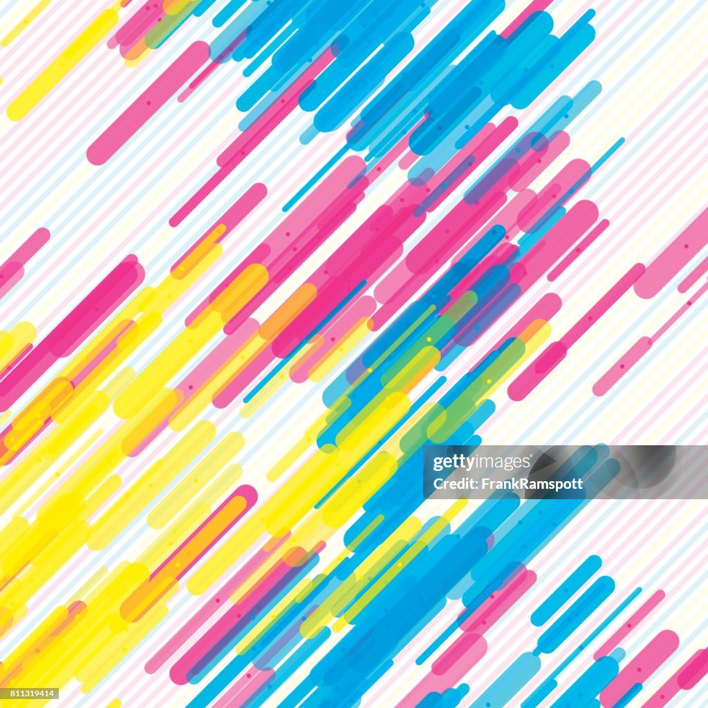 Color Vector Rounded Rectangles Pattern High-Res Vector Graphic - Getty ...