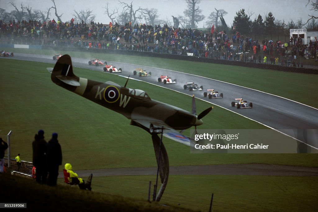 Alain Prost, Damon Hill, Karl Wendlinger, Ayrton Senna, Grand Prix Of Europe